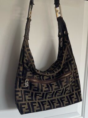 Fendi Zucca Hobo Bag